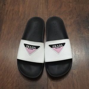 Prada Women’s Calzature Donna Pool Slider Sandals